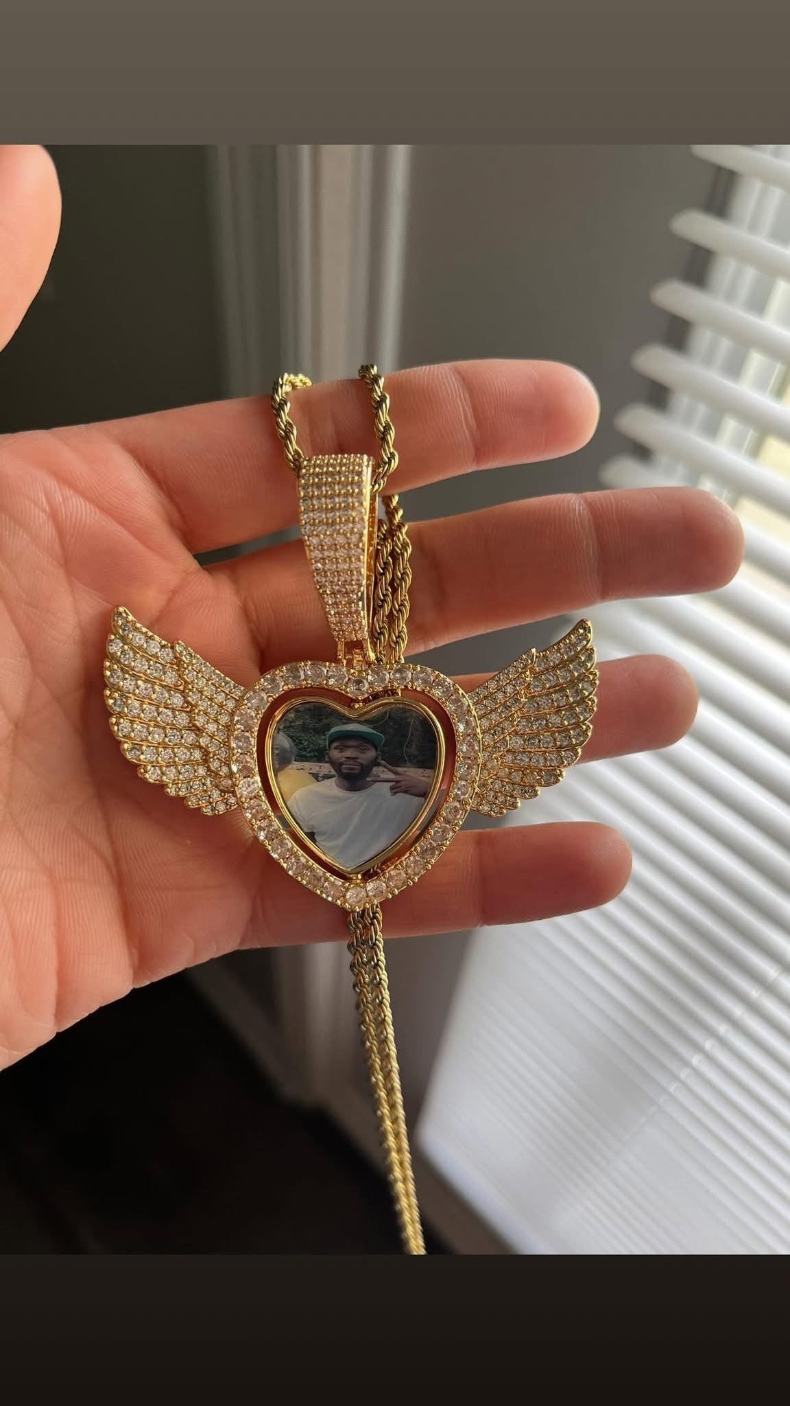 Guardian Angel Photo Pendant