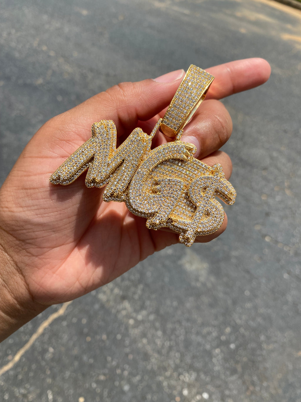 Linked in Ice Pendant Only
