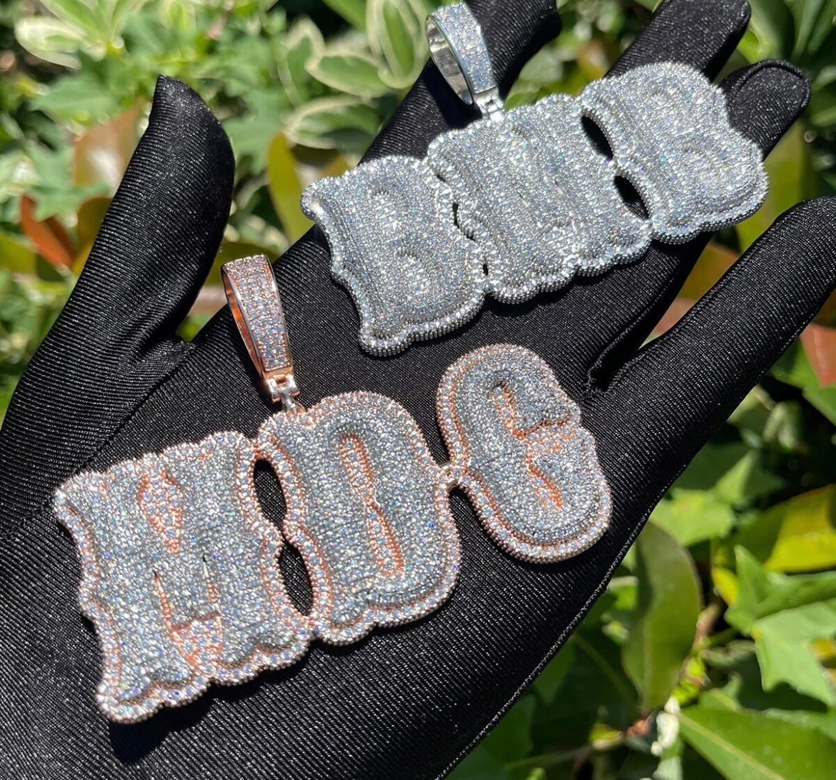 Custom Bone Letters (Rope Chain)