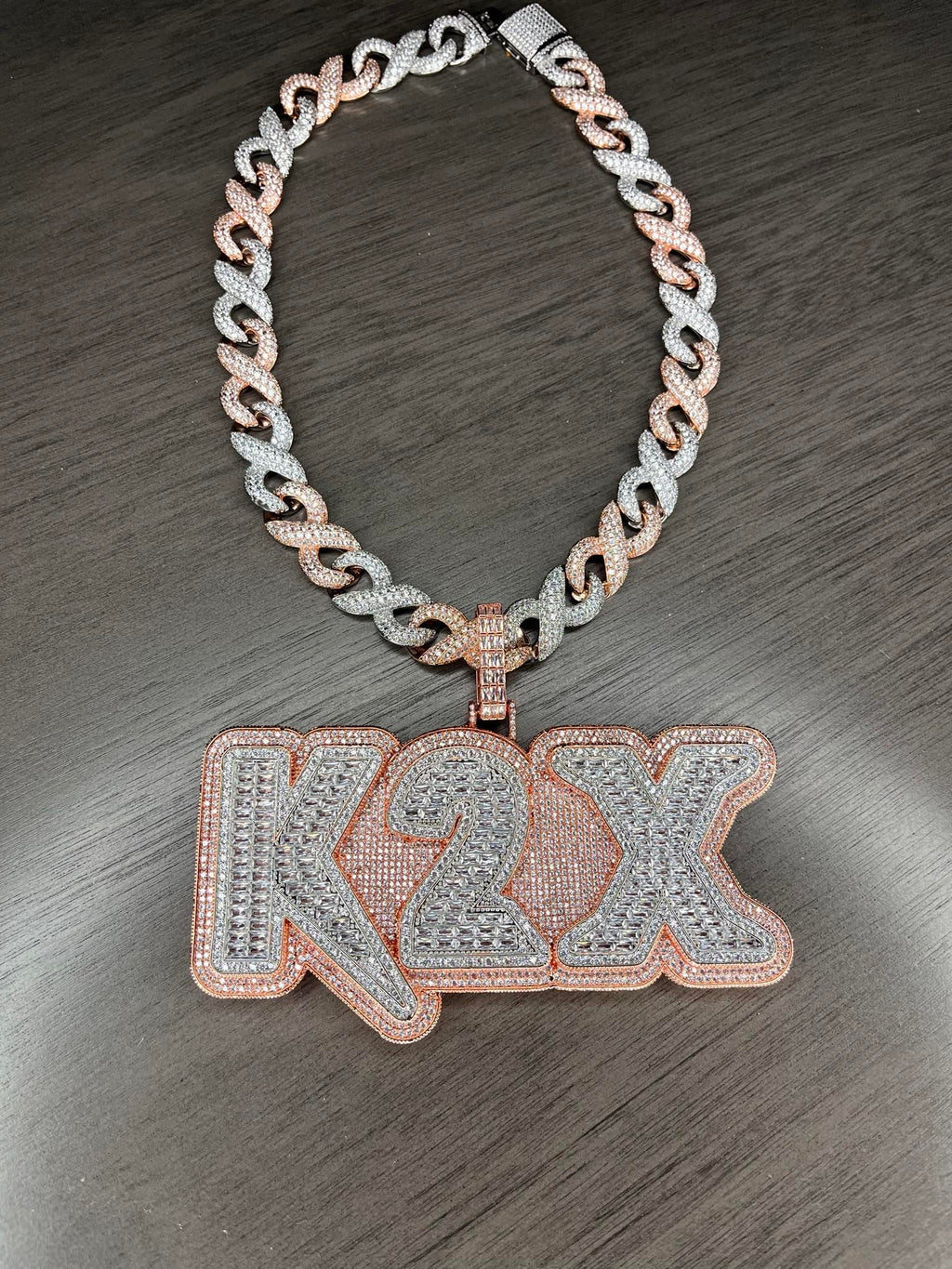 Big Baguette Name Pendant (No Chain)