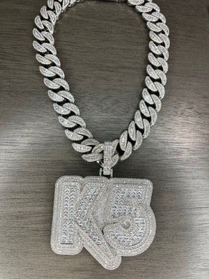 Big Baguette Name Pendant (No Chain)