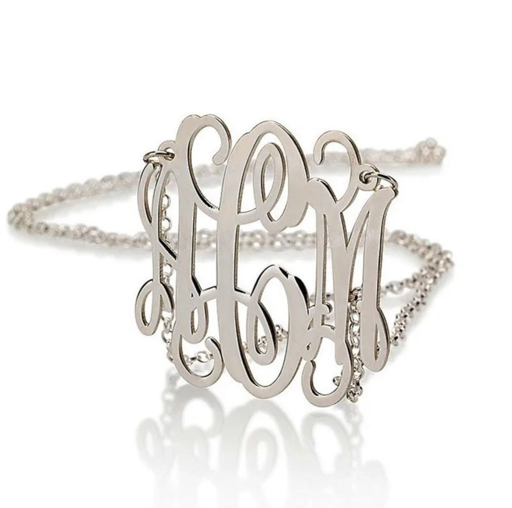 Custom Monogrammed Necklace