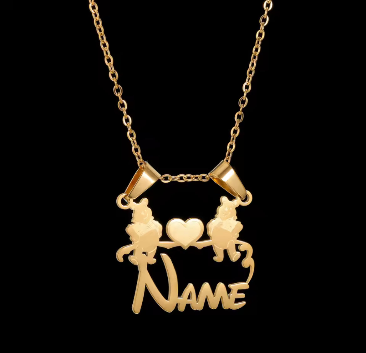 Personalized Cartoon-Inspired Name Necklace