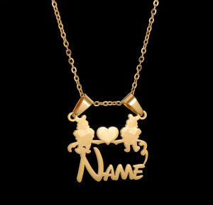 Personalized Cartoon-Inspired Name Necklace
