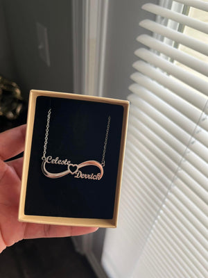 Lovers & Friends Name Necklace