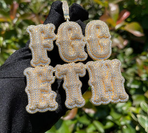 Custom Bone Letters (Rope Chain)