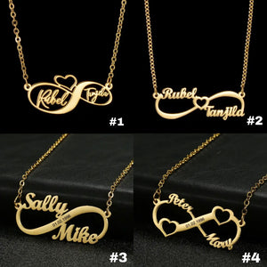 Lovers & Friends Name Necklace