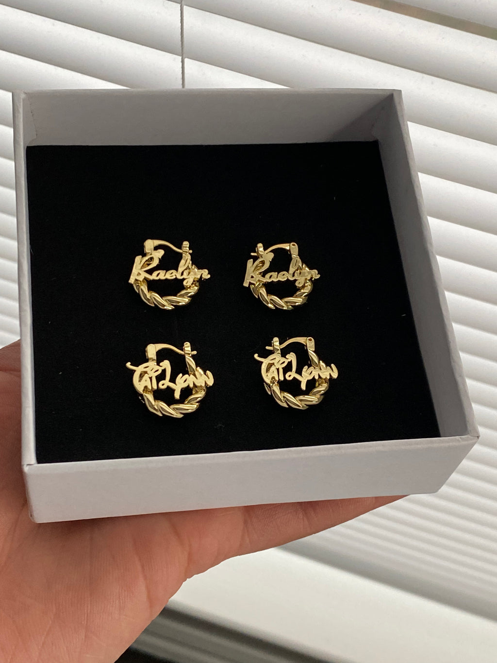Kids Custom Bamboo Earrings