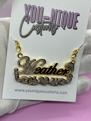 3D Stainless Steel Personalized Name Plate