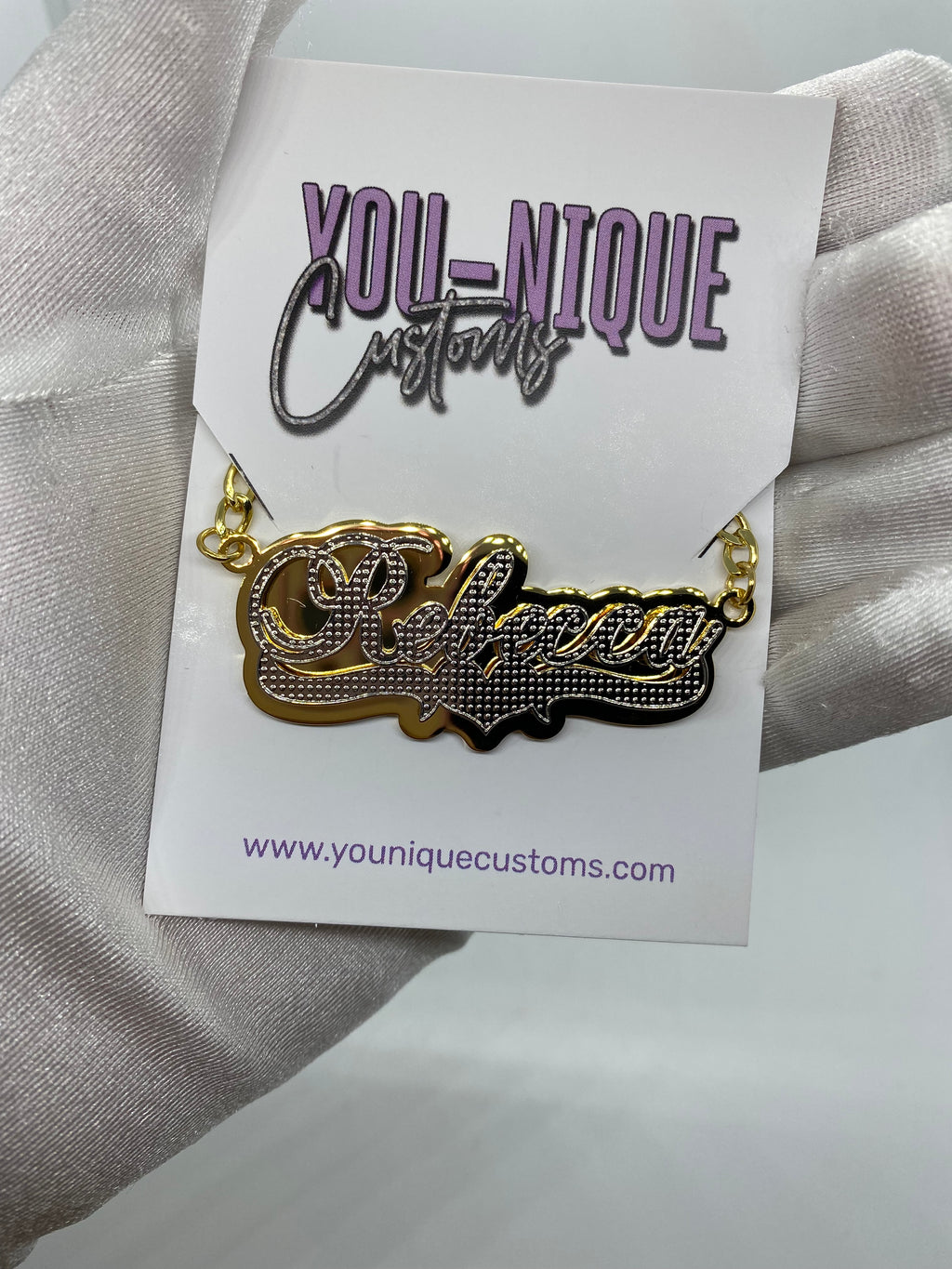 3D Stainless Steel Personalized Name Plate