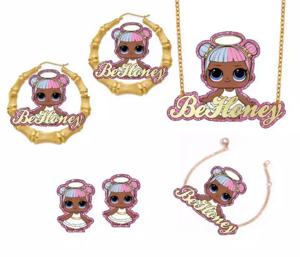 Custom Character Jewelry Set
