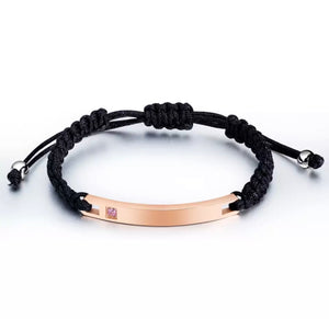 Couples Magnet Name Bracelet