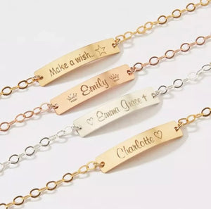 Kids Custom Name Bracelet