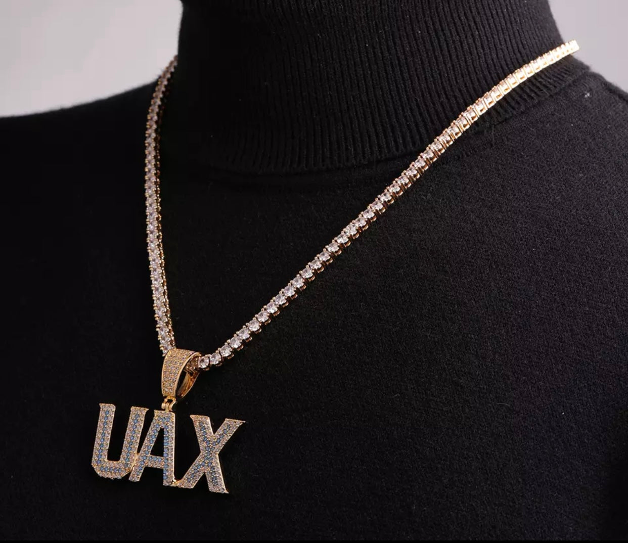 Icy Script Name (Tennis Chain)