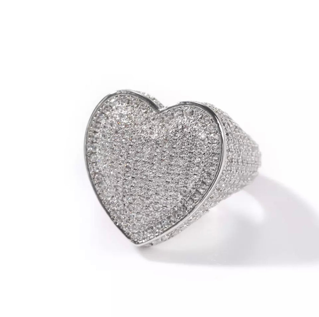 Diamond Heart Ring