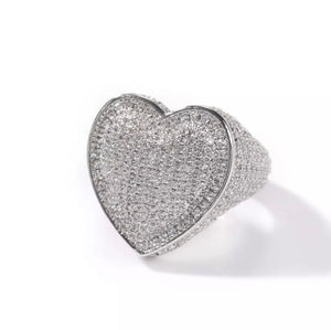 Diamond Heart Ring
