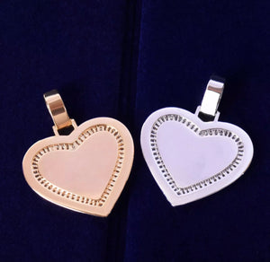 Baguette Photo Pendant