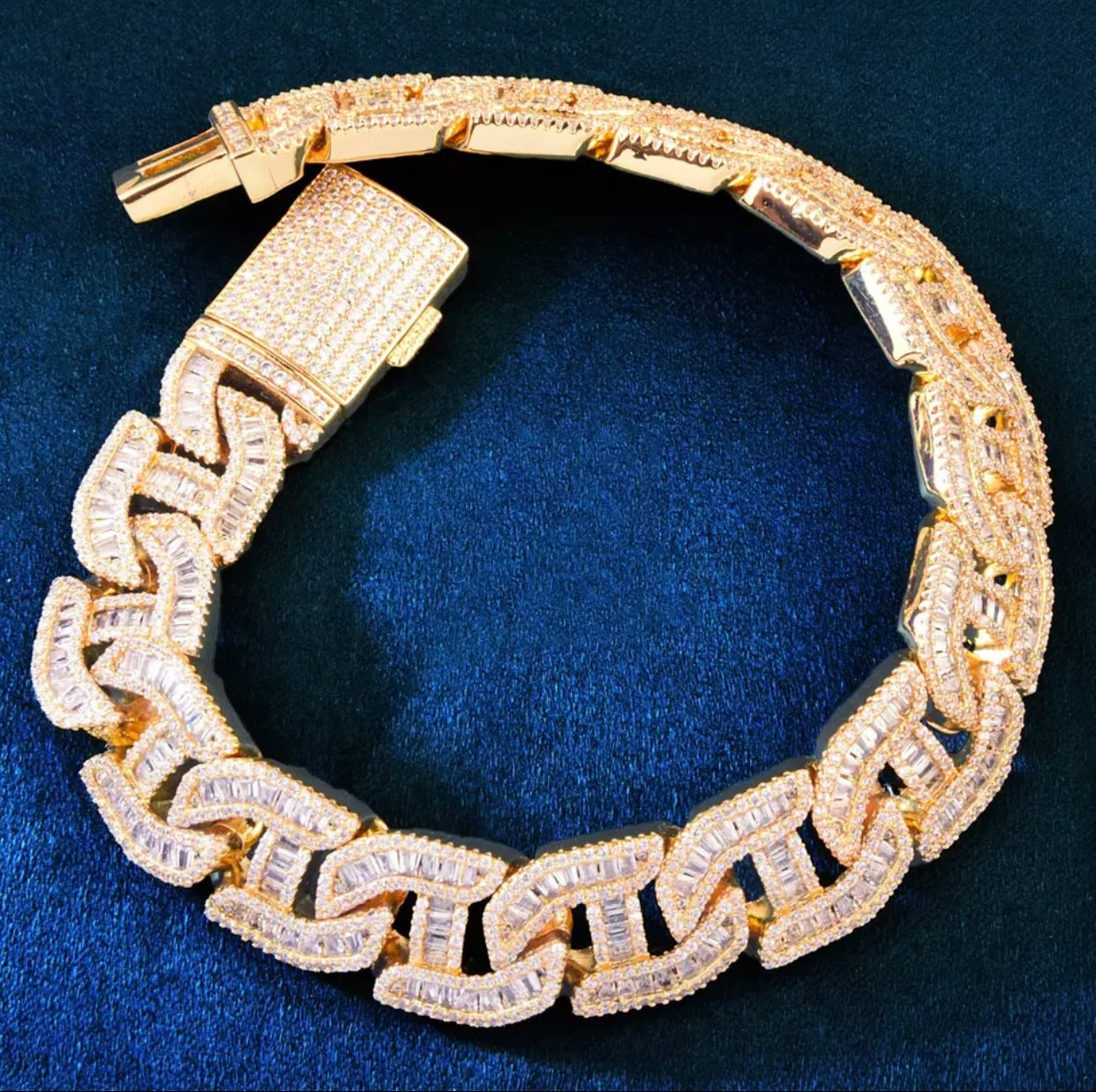 Baguette Cuban Link Bracelet