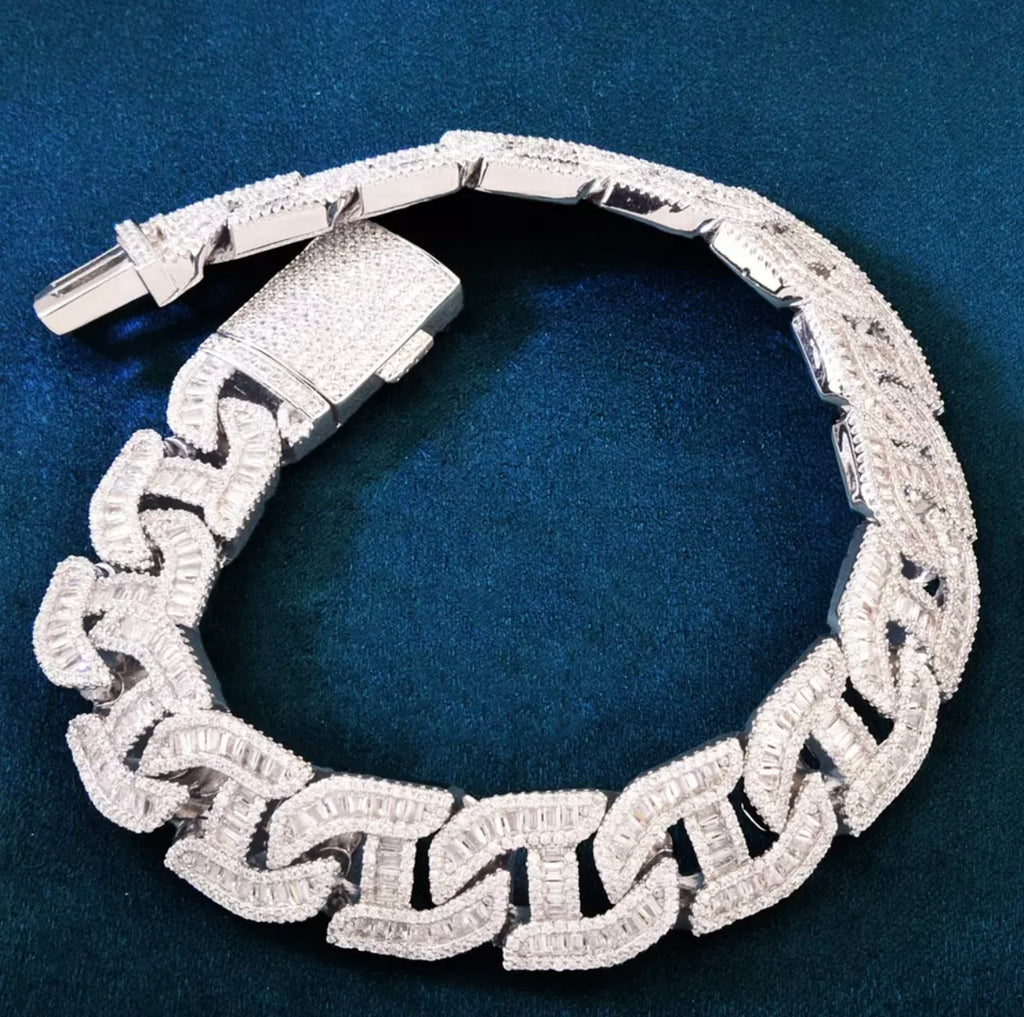Baguette Cuban Link Bracelet