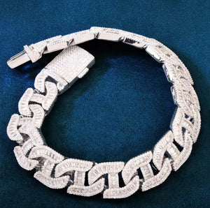 Baguette Cuban Link Bracelet