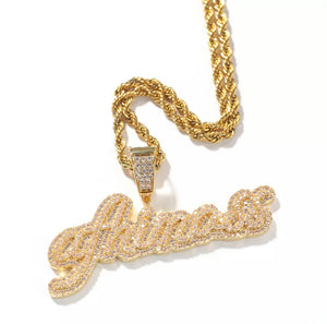 Ice Me Out Custom Name (Rope Chain)