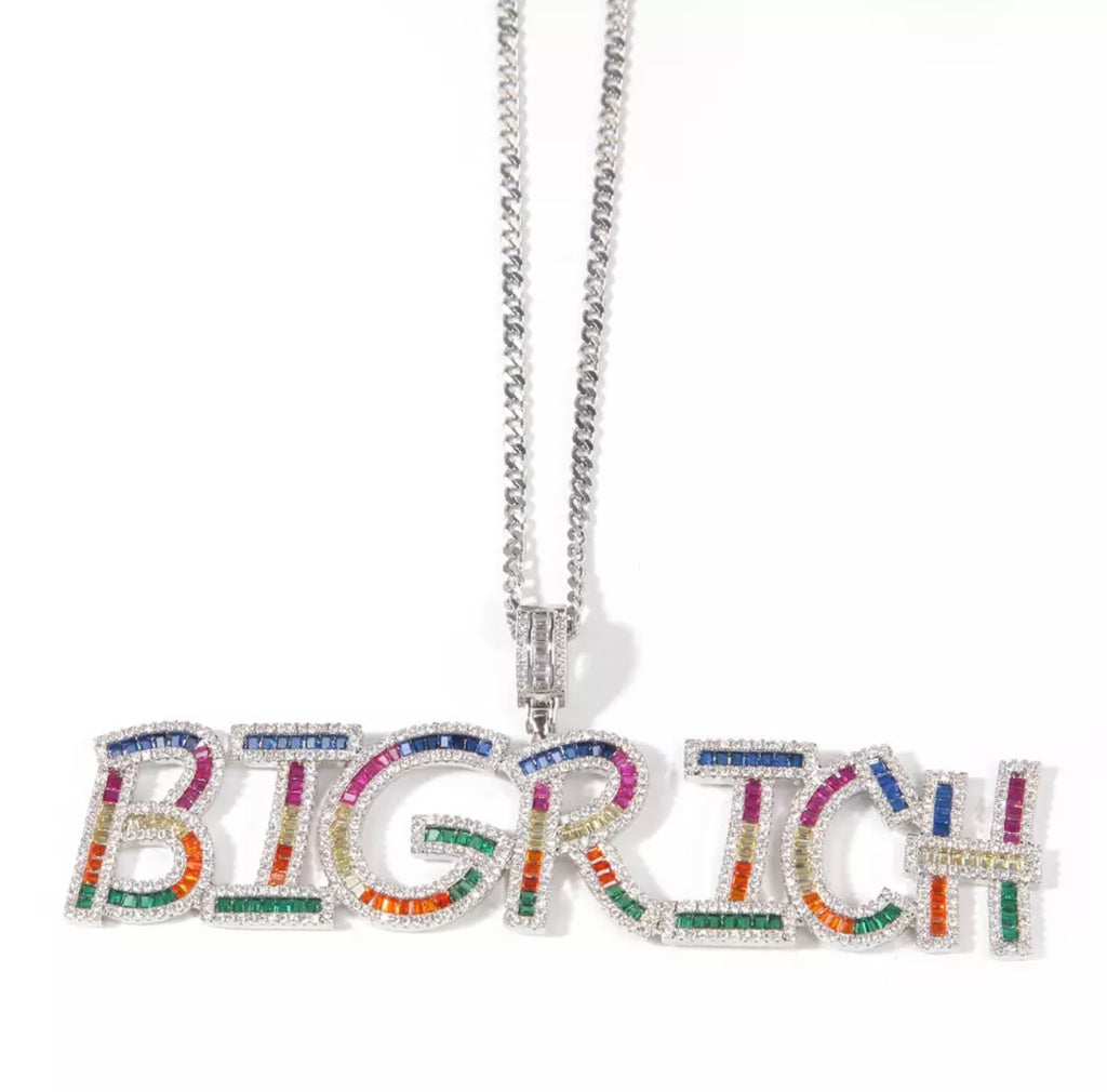 Rainbow Baguette (Rope Chain)