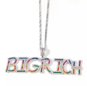 Rainbow Baguette (Rope Chain)