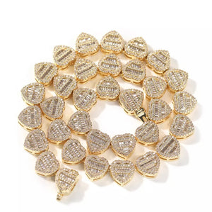 12mm Iced Out Heart Choker