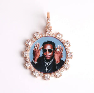 Custom Medallion Photo Pendant