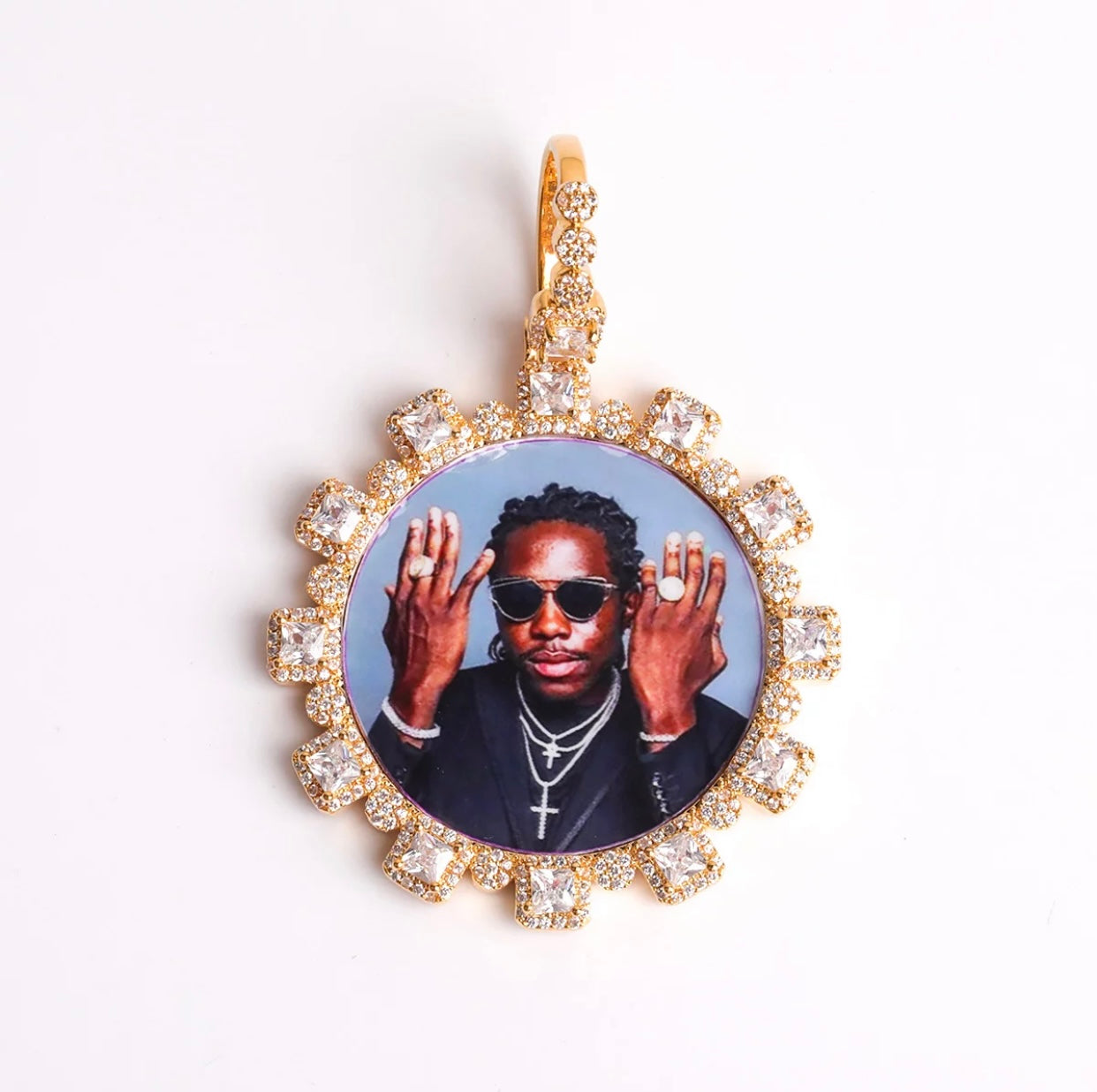 Custom Medallion Photo Pendant