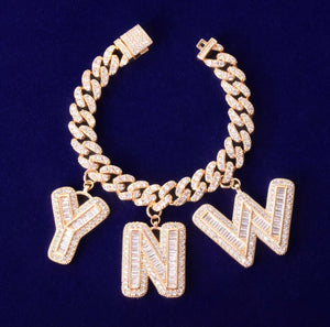 Baguette Cuban Bracelet