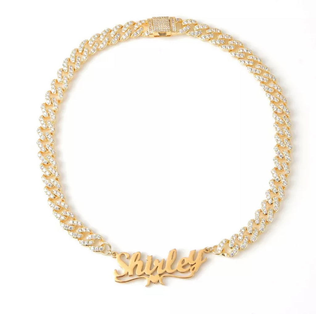 Cuban Link Name Plate