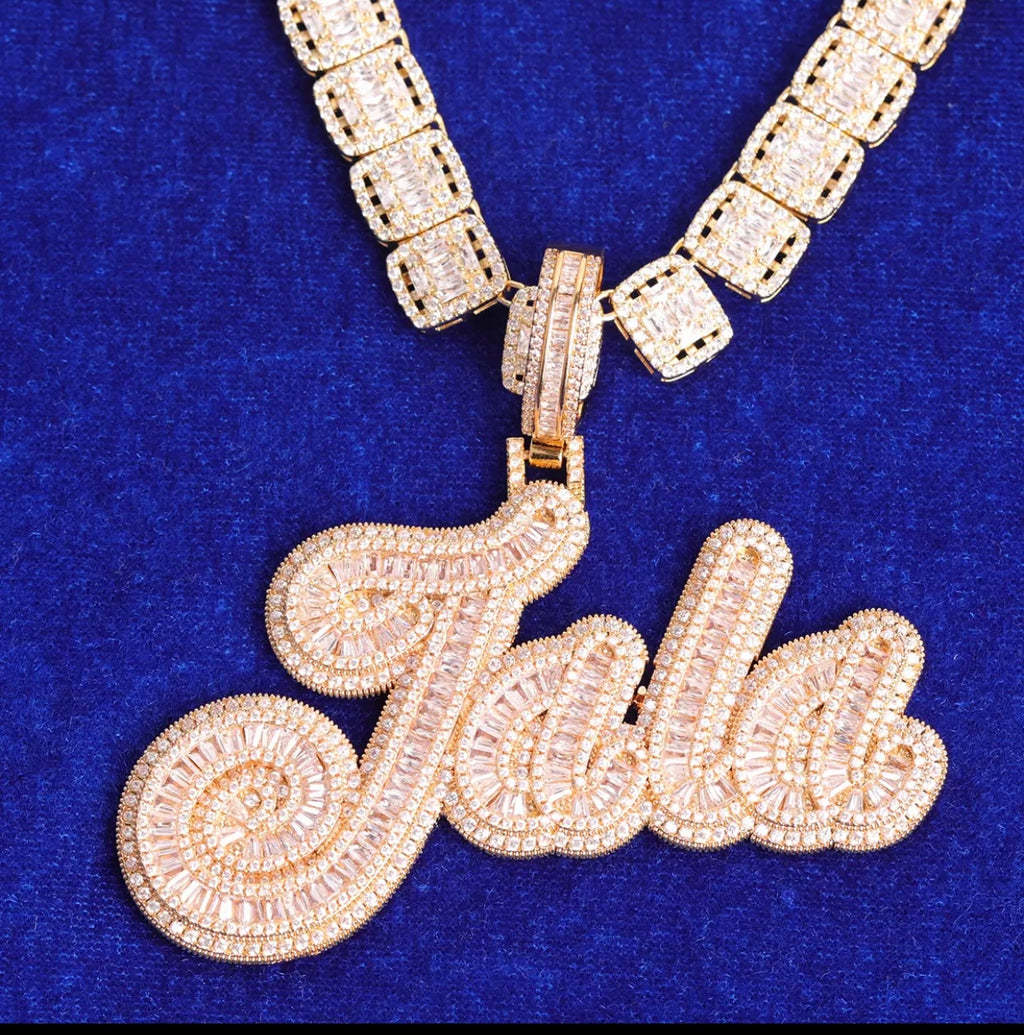 Big Face Pendant (Real Gold Plated)