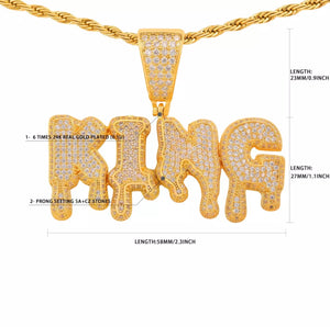 Drip Pendant (Tennis Chain)