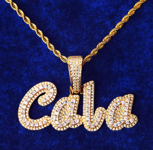 Glacier Girl Custom Pendant (Rope Chain)