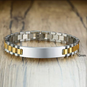 Men Custom ID Bracelets