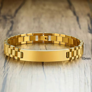 Men Custom ID Bracelets