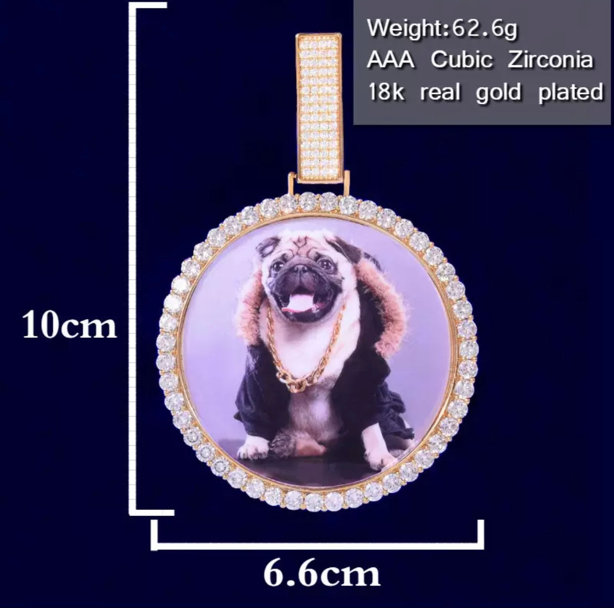 Medallion Round Pendant