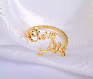 Unique Custom Name Rings