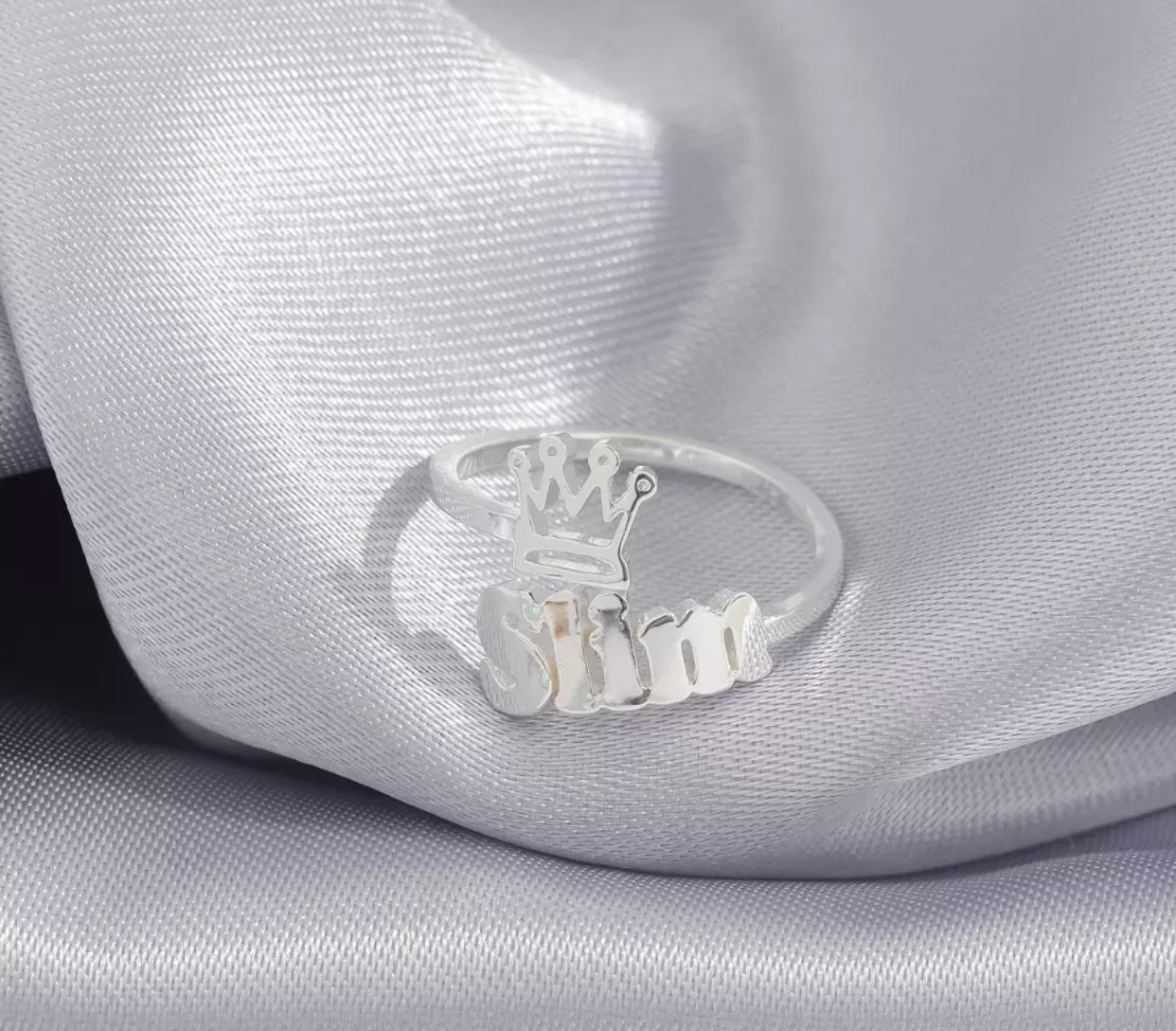 Unique Custom Name Rings