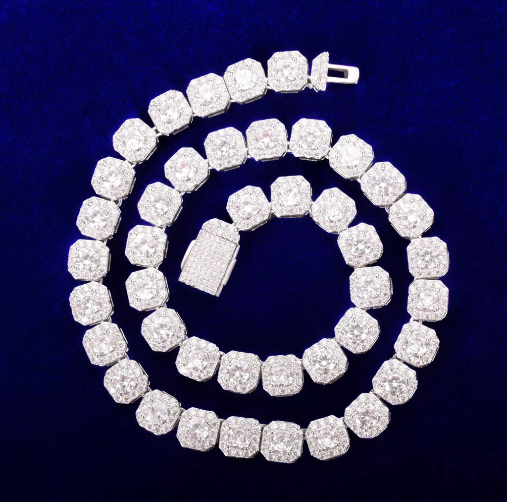 Square Baguette Necklace