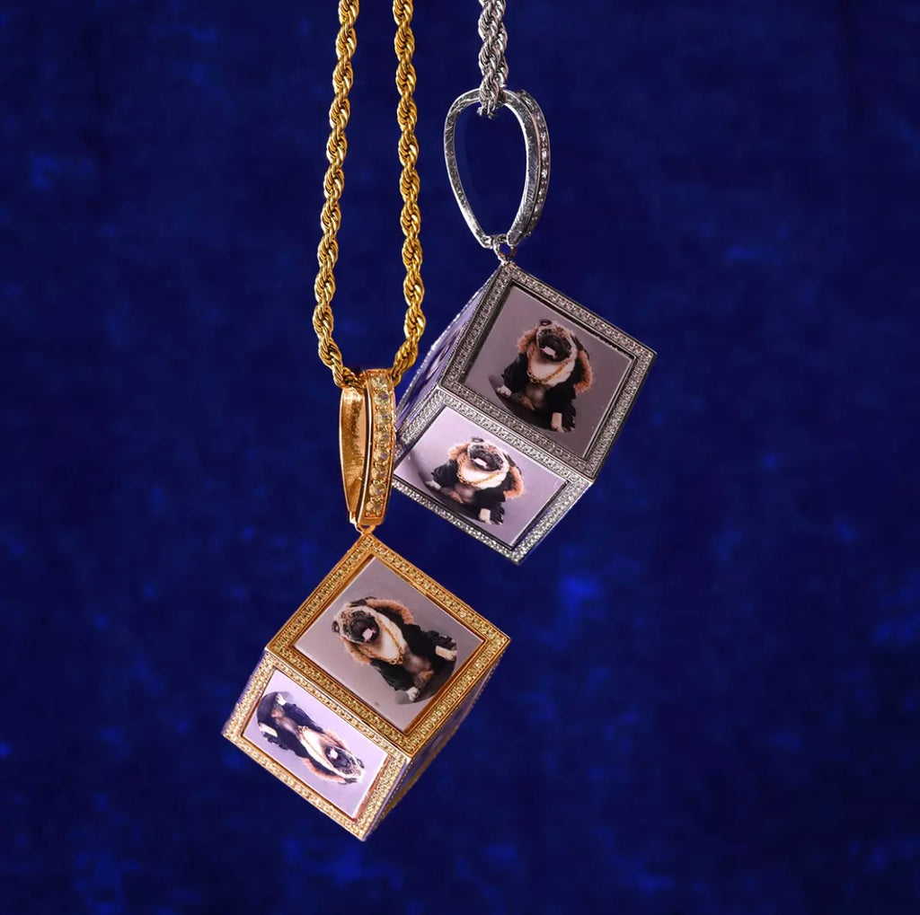 Cube Photo Pendant