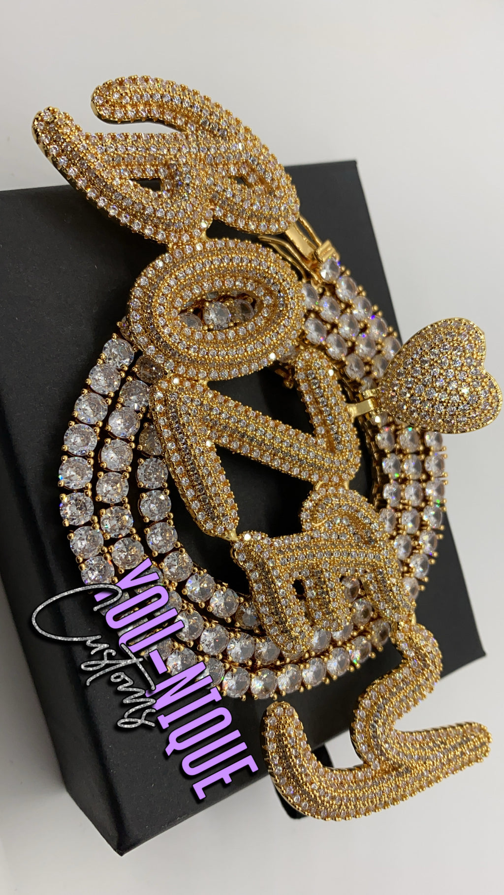 Heart On Ice (Tennis Chain)