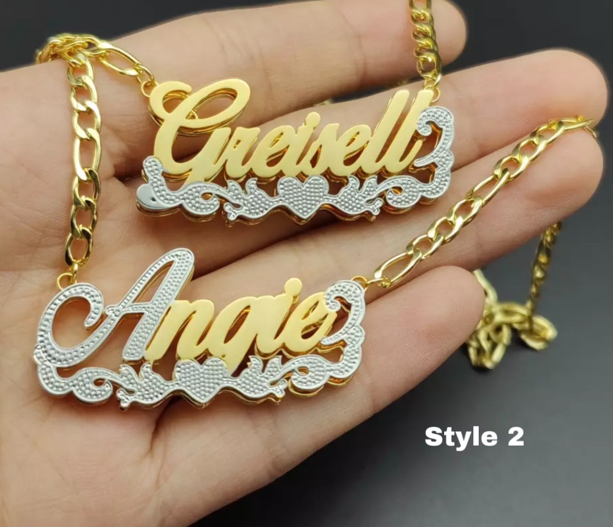 3D Stainless Steel Personalized Name Plate