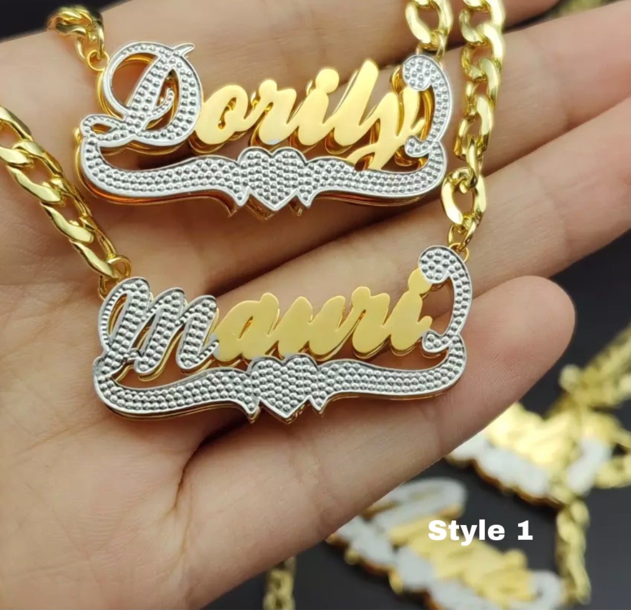 3D Stainless Steel Personalized Name Plate