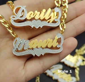 3D Stainless Steel Personalized Name Plate