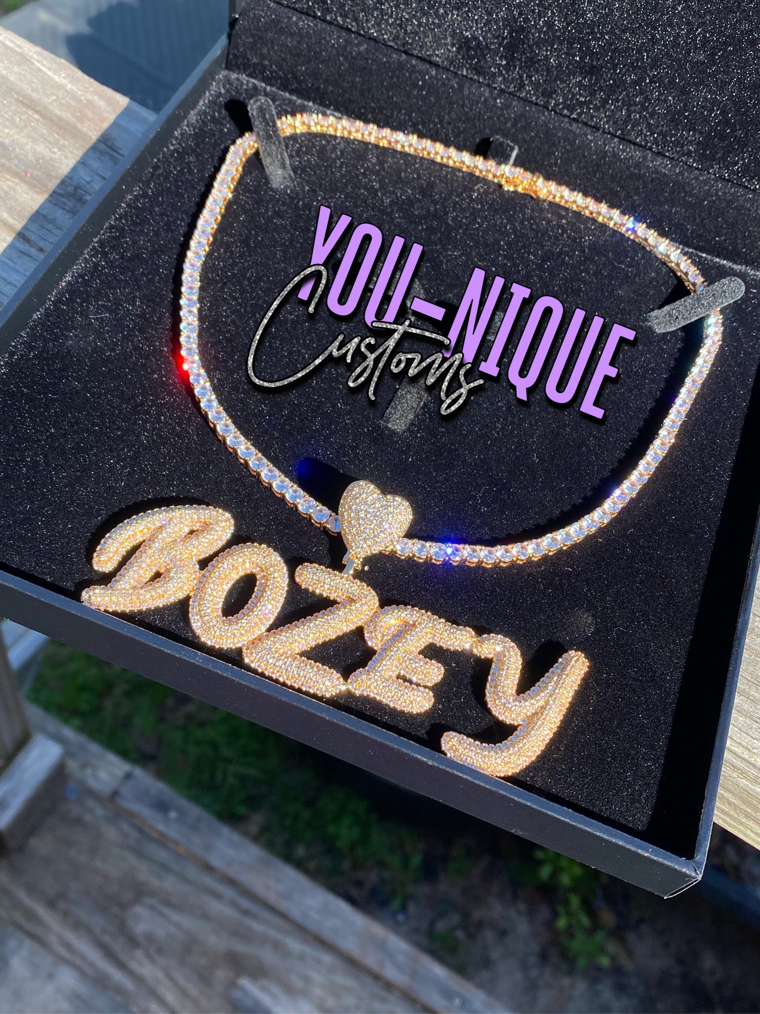 Heart On Ice (Tennis Chain)