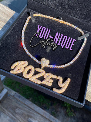 Heart On Ice (Tennis Chain)
