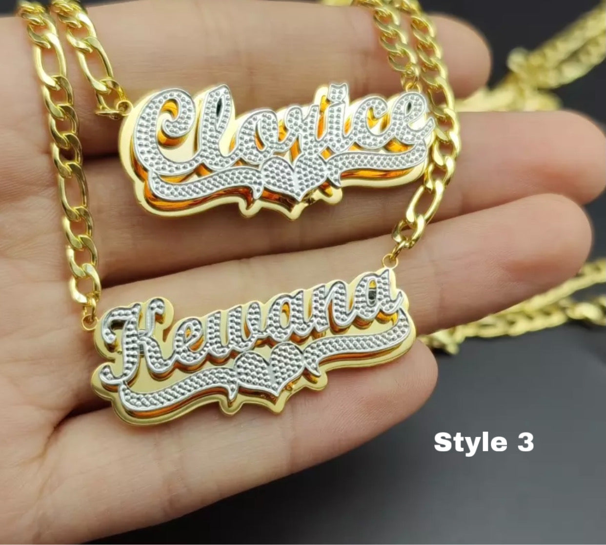 3D Stainless Steel Personalized Name Plate